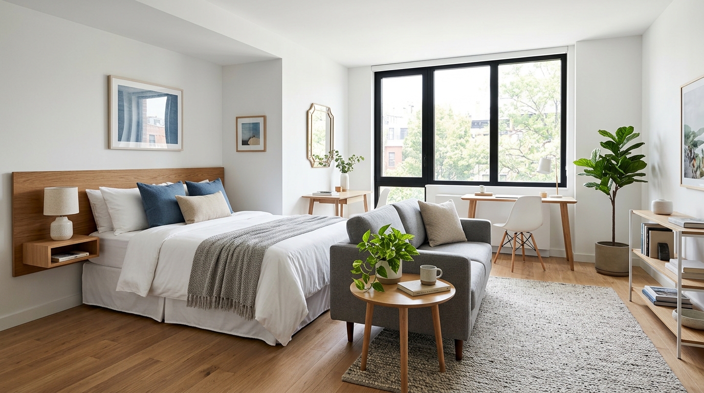 Studio Apartment Staging: 9 Space-Saving Layouts That Sell