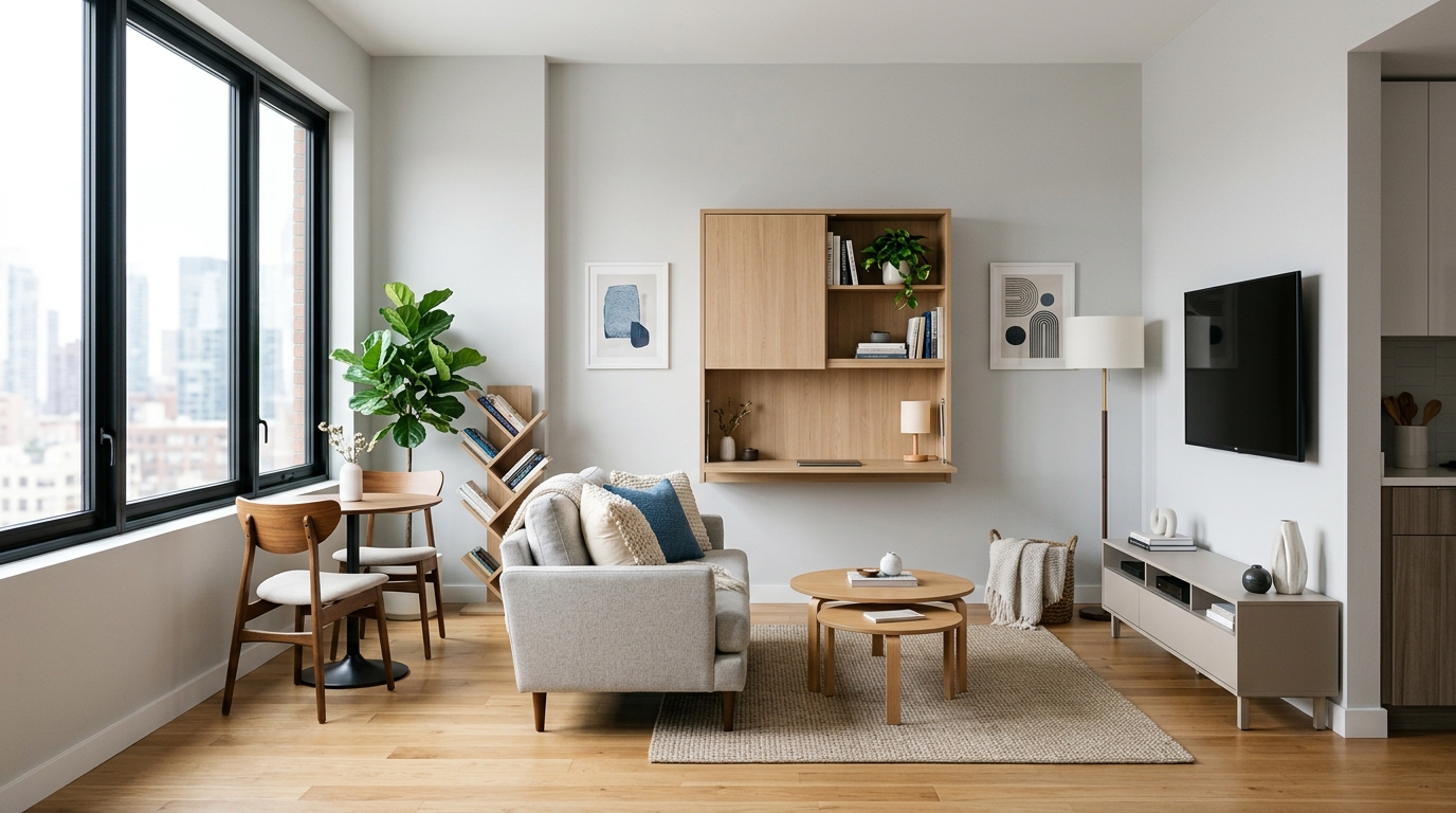 9 Space-Saving Furniture Layouts That Sell Small Apartments Faster