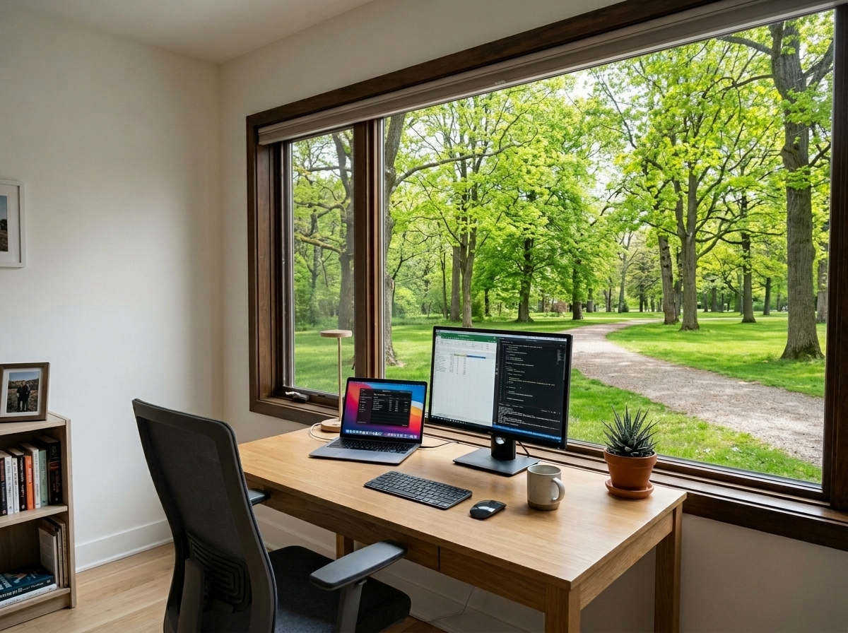 AI Window View Upgrade — Replace Dreary Views with Stunning example