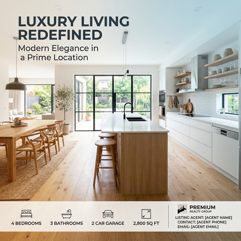 AI Real Estate Marketing Cover Generator example