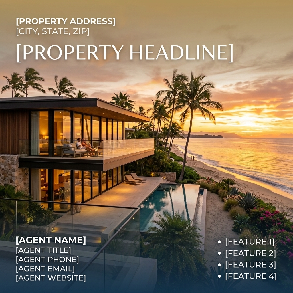 AI Real Estate Marketing Cover Generator example