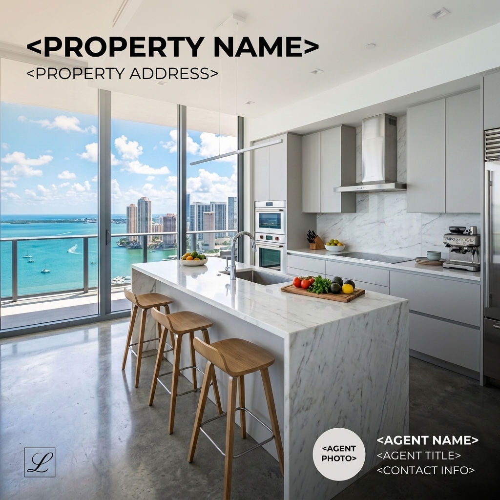 AI Real Estate Marketing Cover Generator example