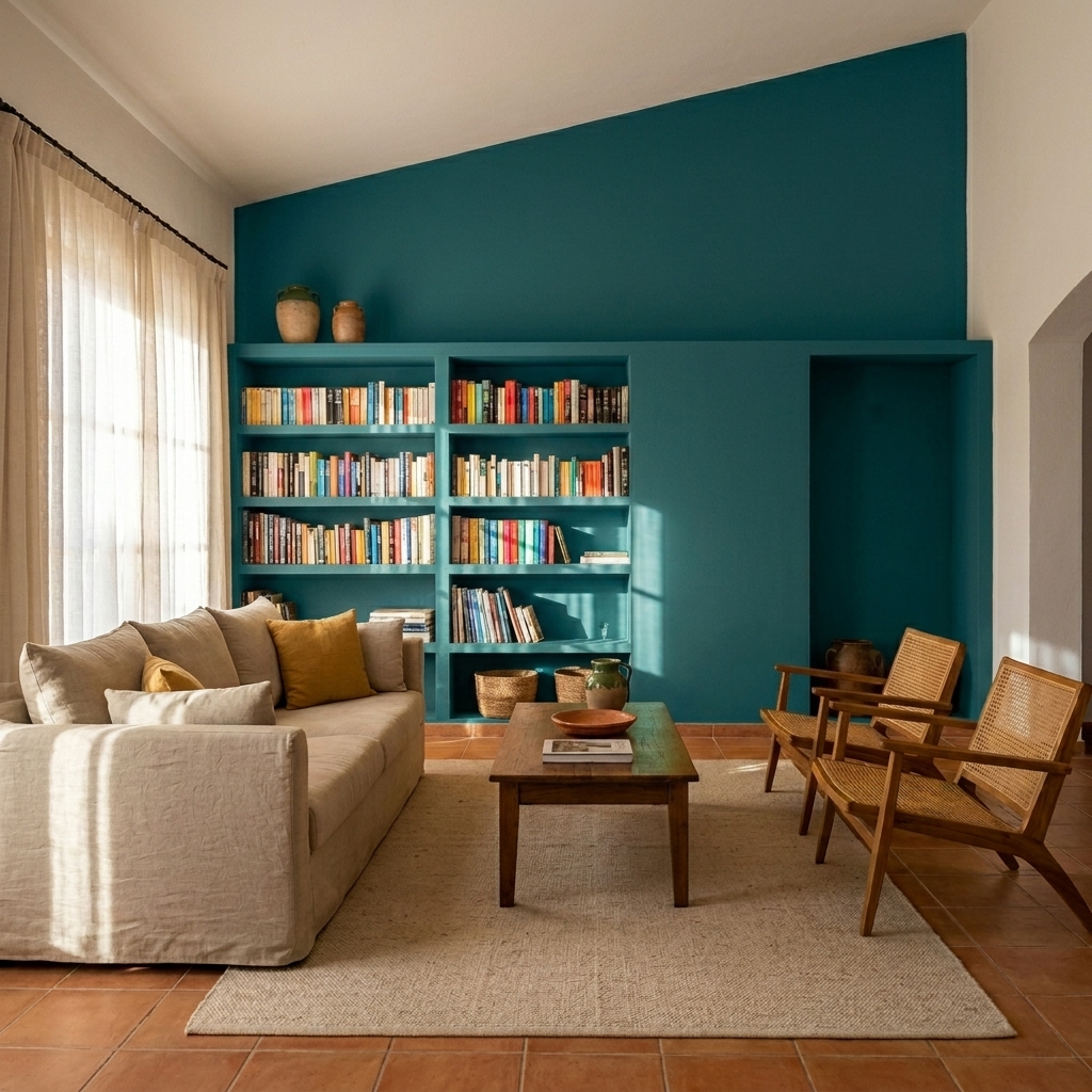 AI Wall Color Changer & Accent Wall Tool | PropStage.ai example