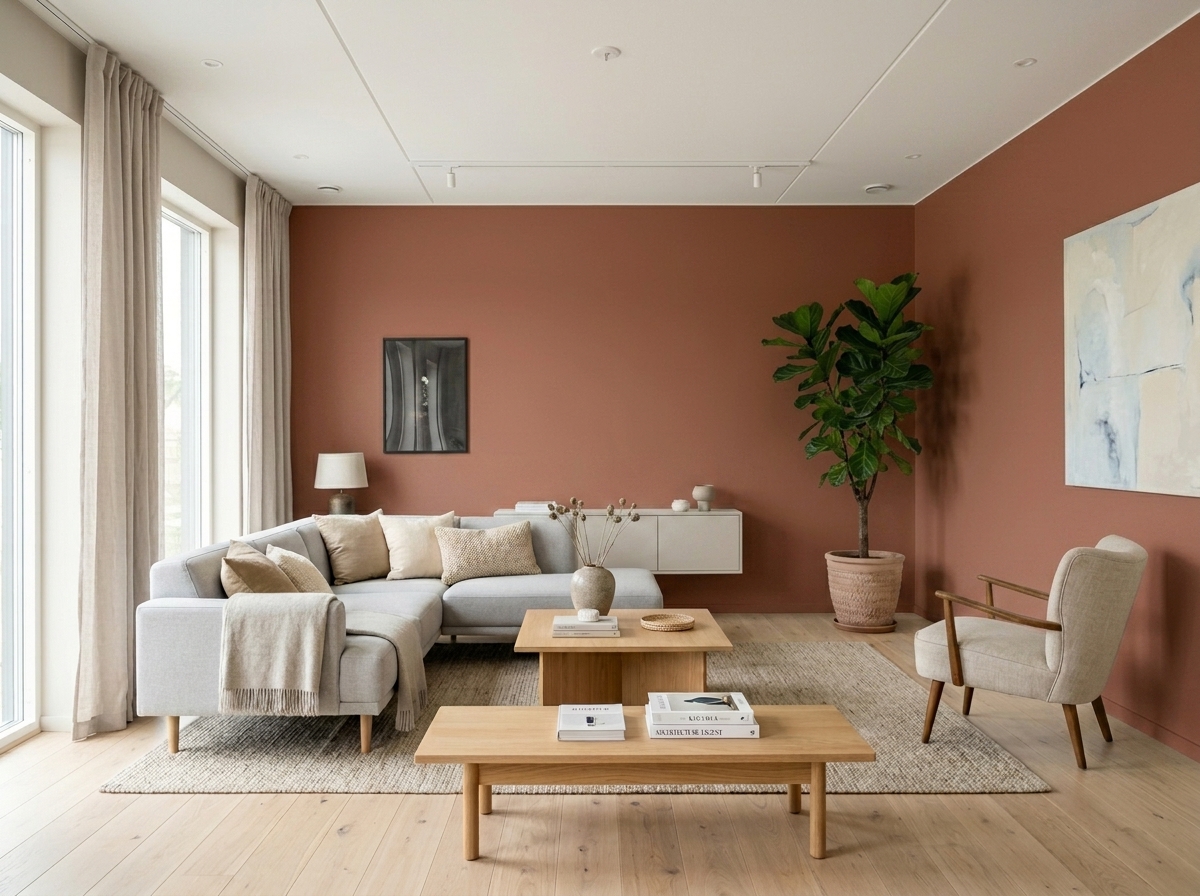AI Wall Color Changer & Accent Wall Tool | PropStage.ai example