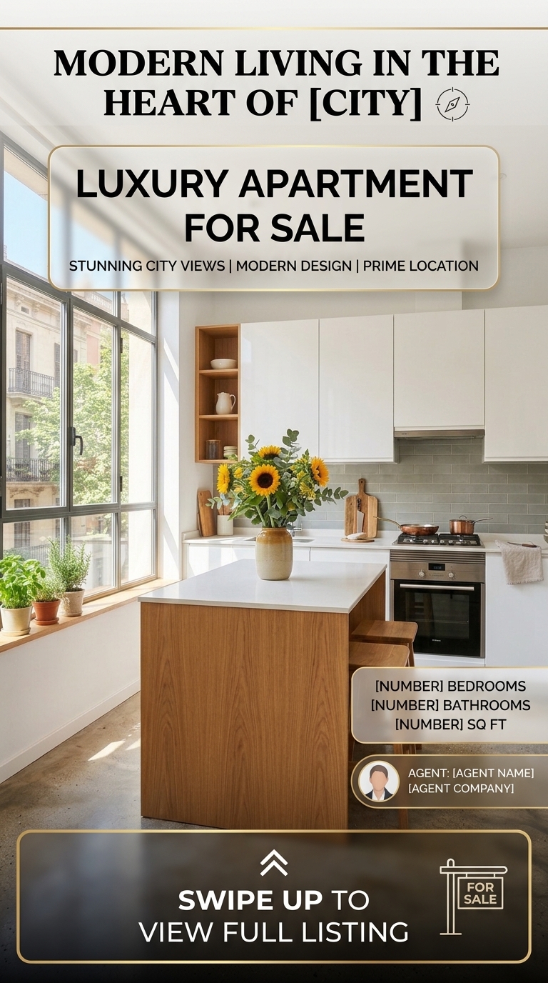 Instagram Story Ad Creator for Real Estate example