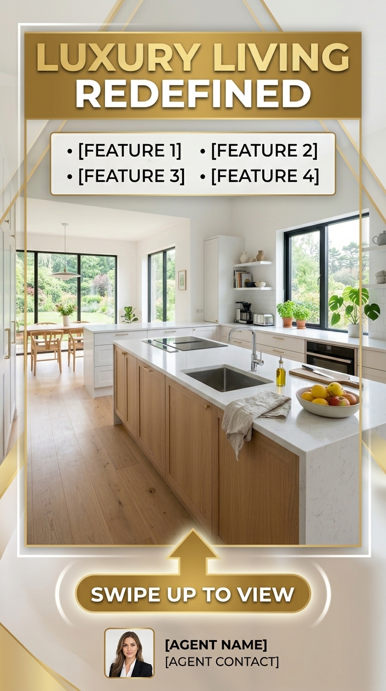 Instagram Story Ad Creator for Real Estate example