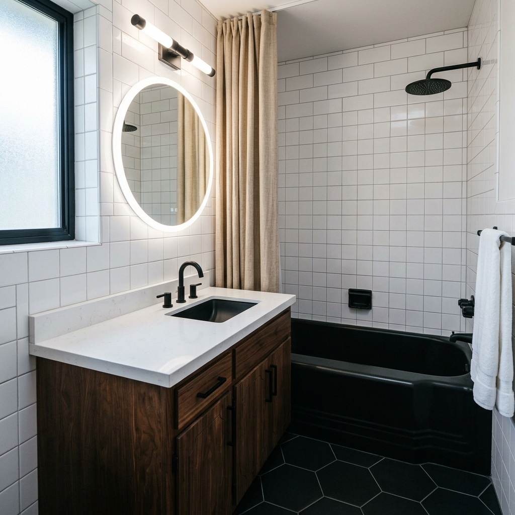 AI Bathroom Renovation Preview Tool example