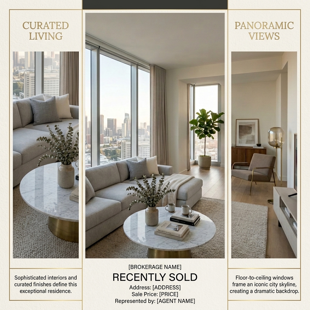 Just Sold Portfolio Collage Maker for Realtors example