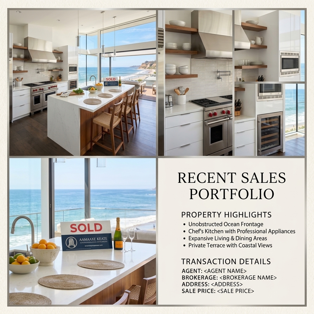 Just Sold Portfolio Collage Maker for Realtors example