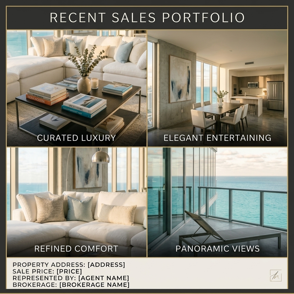 Just Sold Portfolio Collage Maker for Realtors example