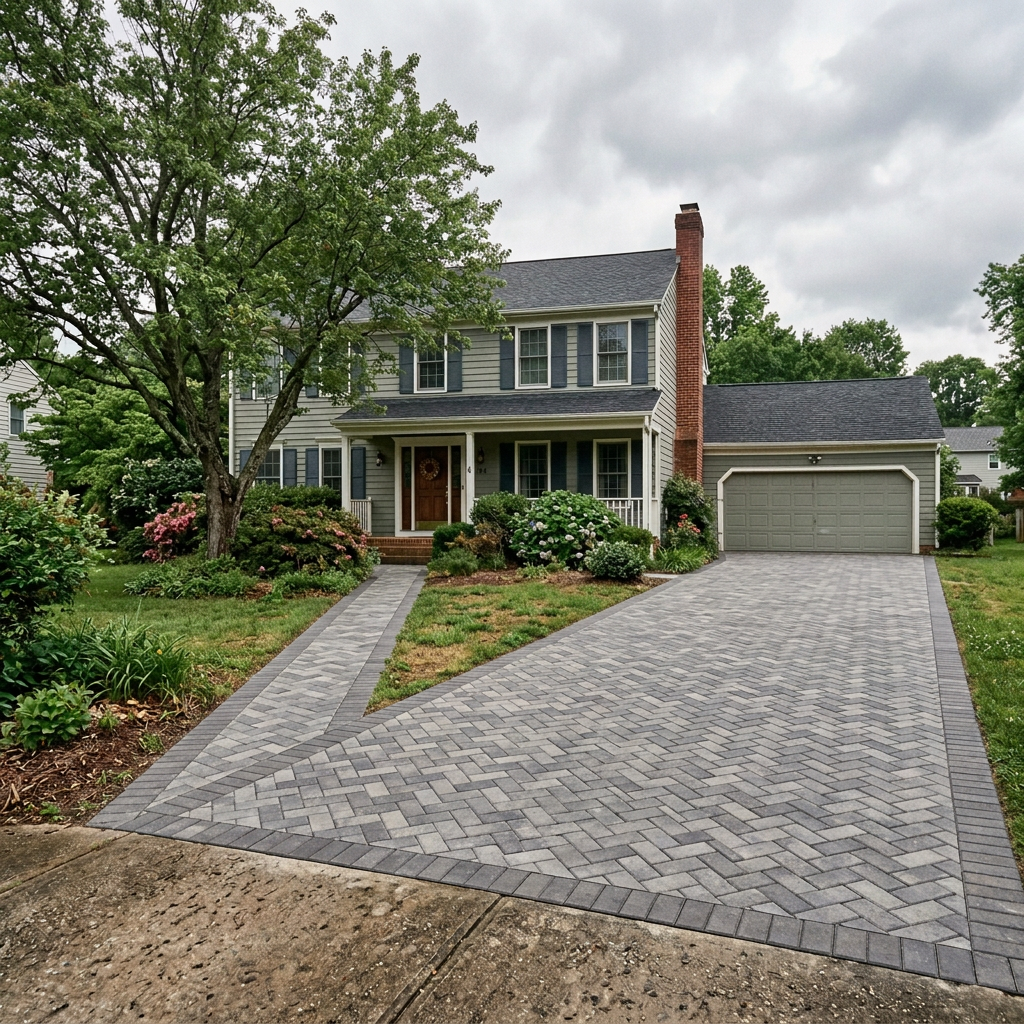 AI Driveway & Walkway Redesign — Preview Before Installation example