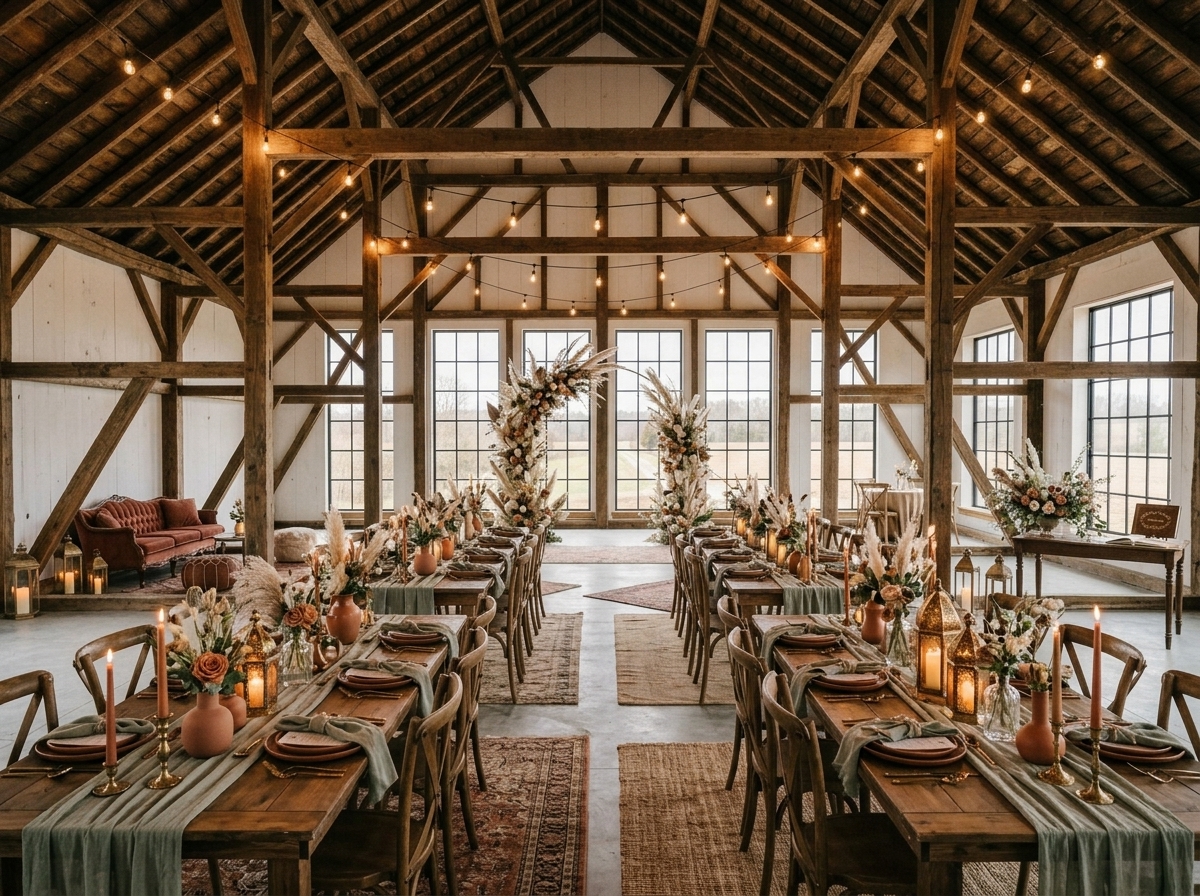 AI Wedding Venue Stager example