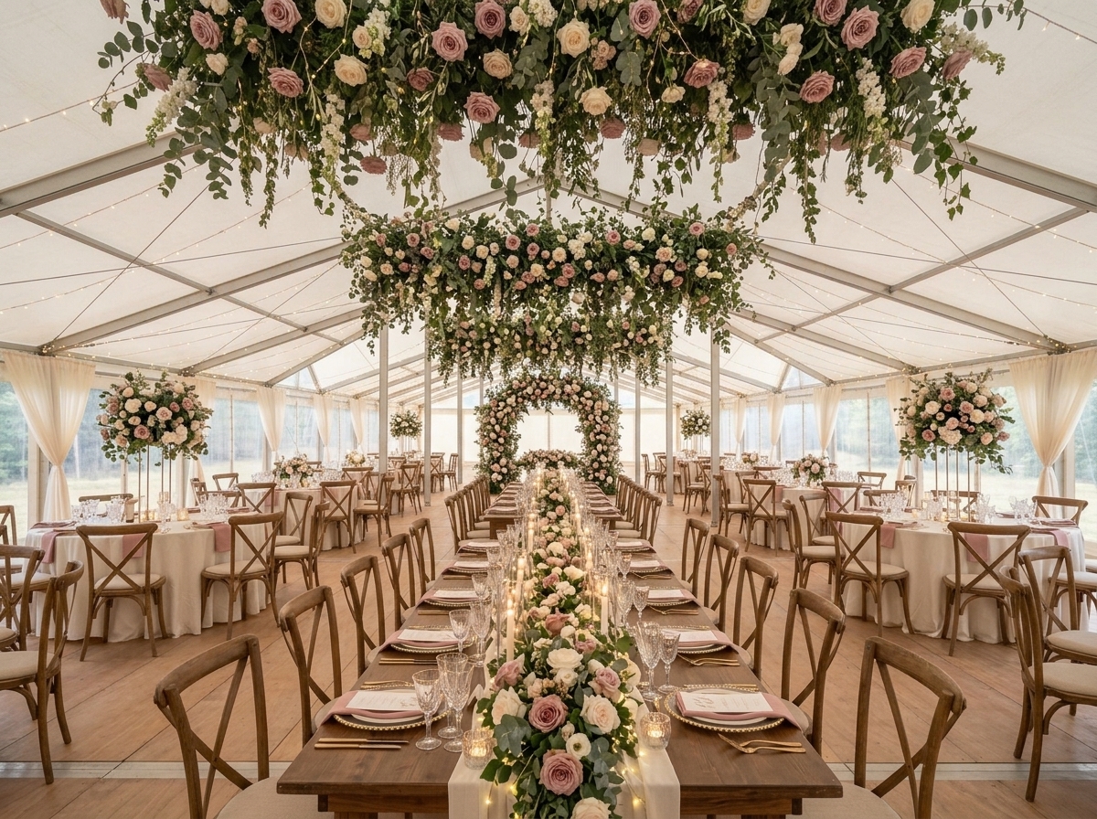 AI Wedding Venue Stager example