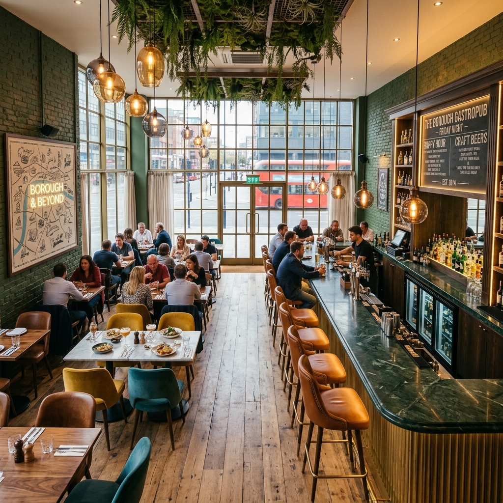 AI Restaurant & Bar Interior Design Tool example