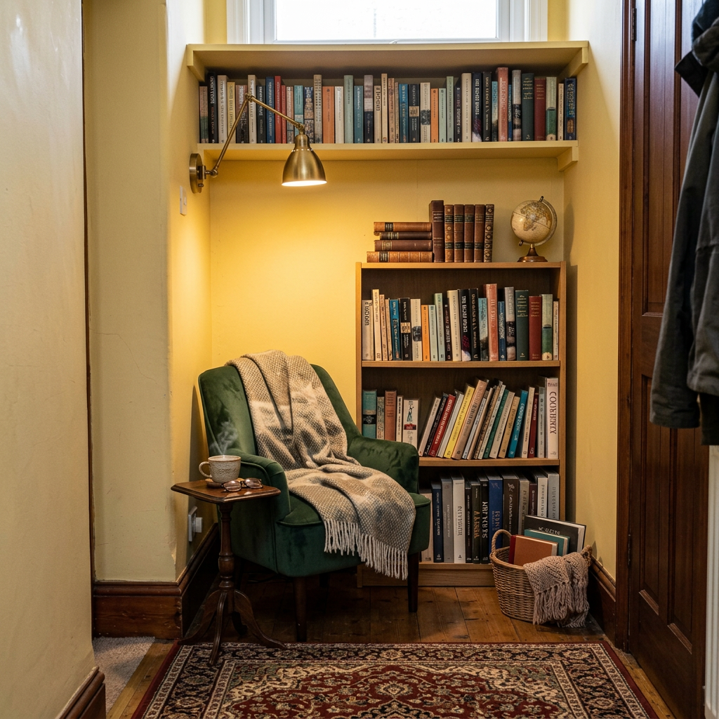 AI Home Library & Reading Nook Designer example