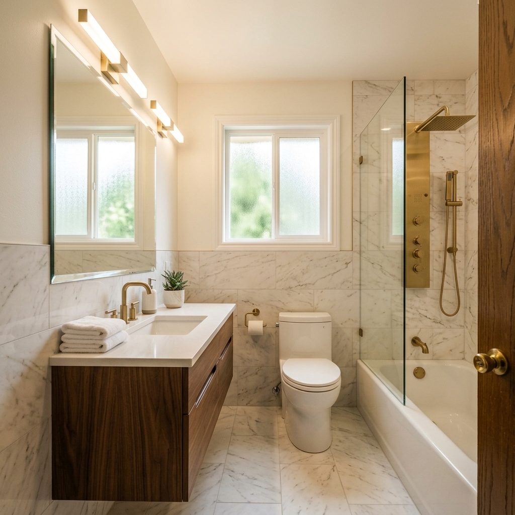 AI Bathroom Renovation Visualizer | PropStage example