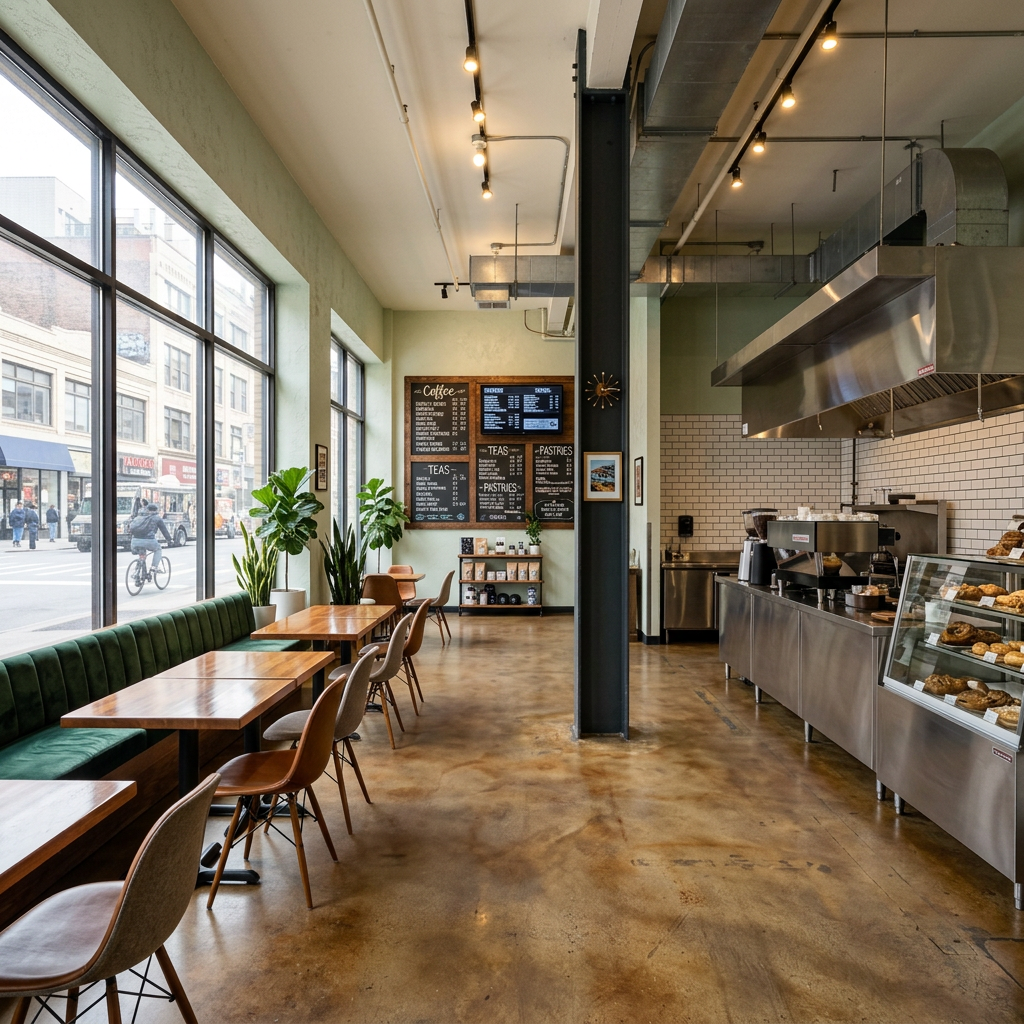 AI Commercial Space Stager — Stage Retail, Office & Restaura example