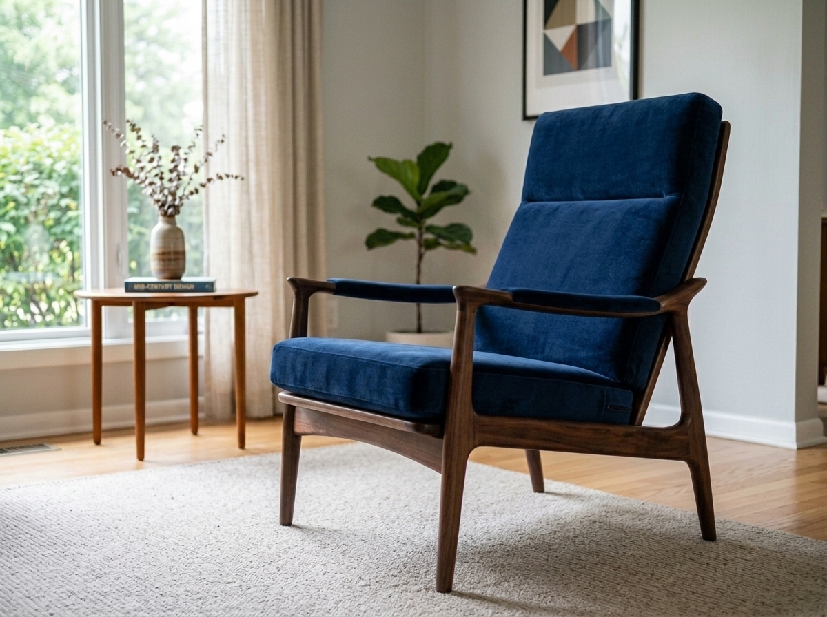 Wood + Upholstery Combo Makeover — AI Furniture Visualizer example