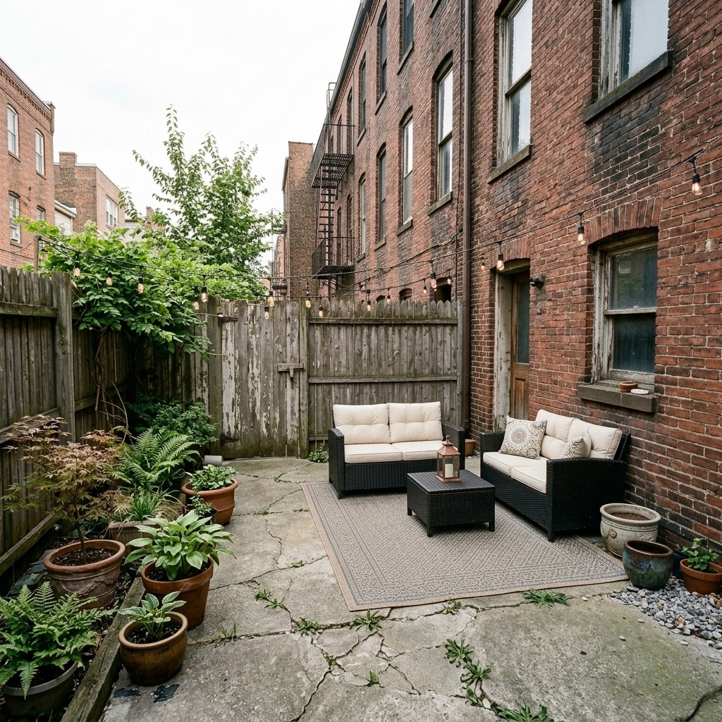 AI Outdoor Patio Makeover - Transform Your Space example
