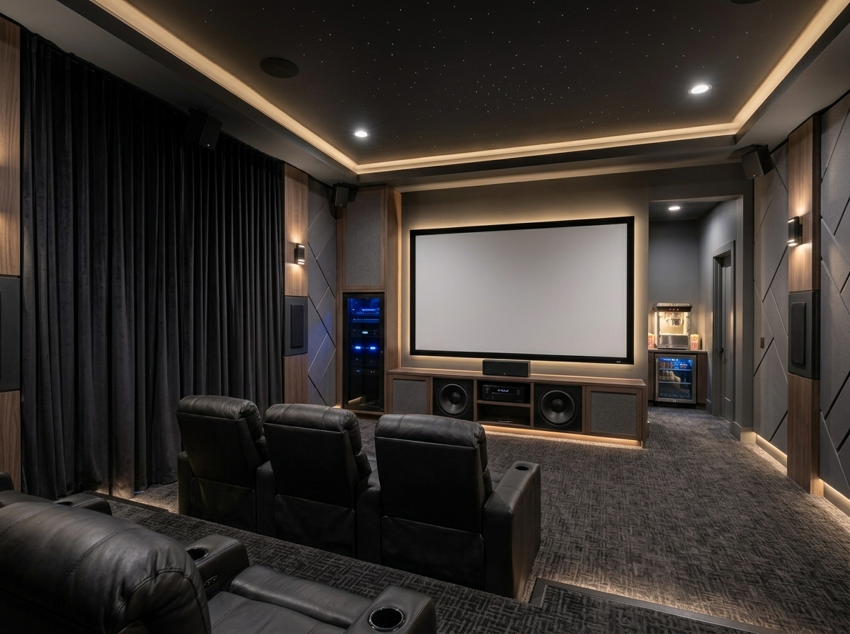 AI Home Theater & Cinema Room Designer | Visualize Your Drea example