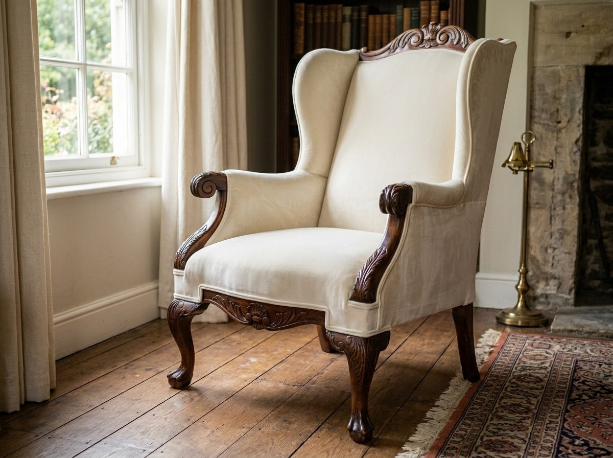 AI Furniture Frame Upholstery Tool — Visualize Fabric on Any example