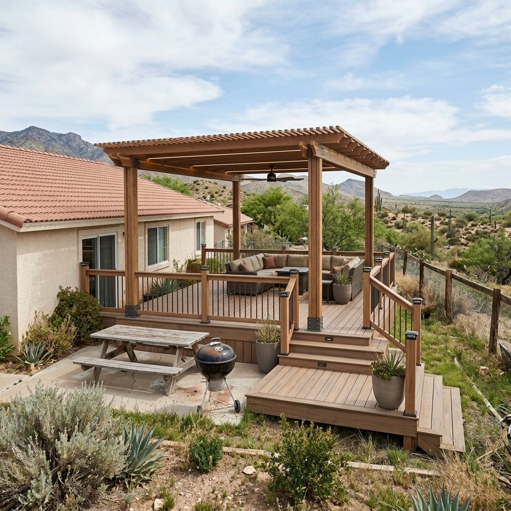 AI Deck & Pergola Designer — Visualize Before Building example