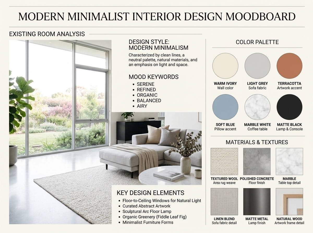 AI Interior Style Detector — Identify Design Style & Get Moo example