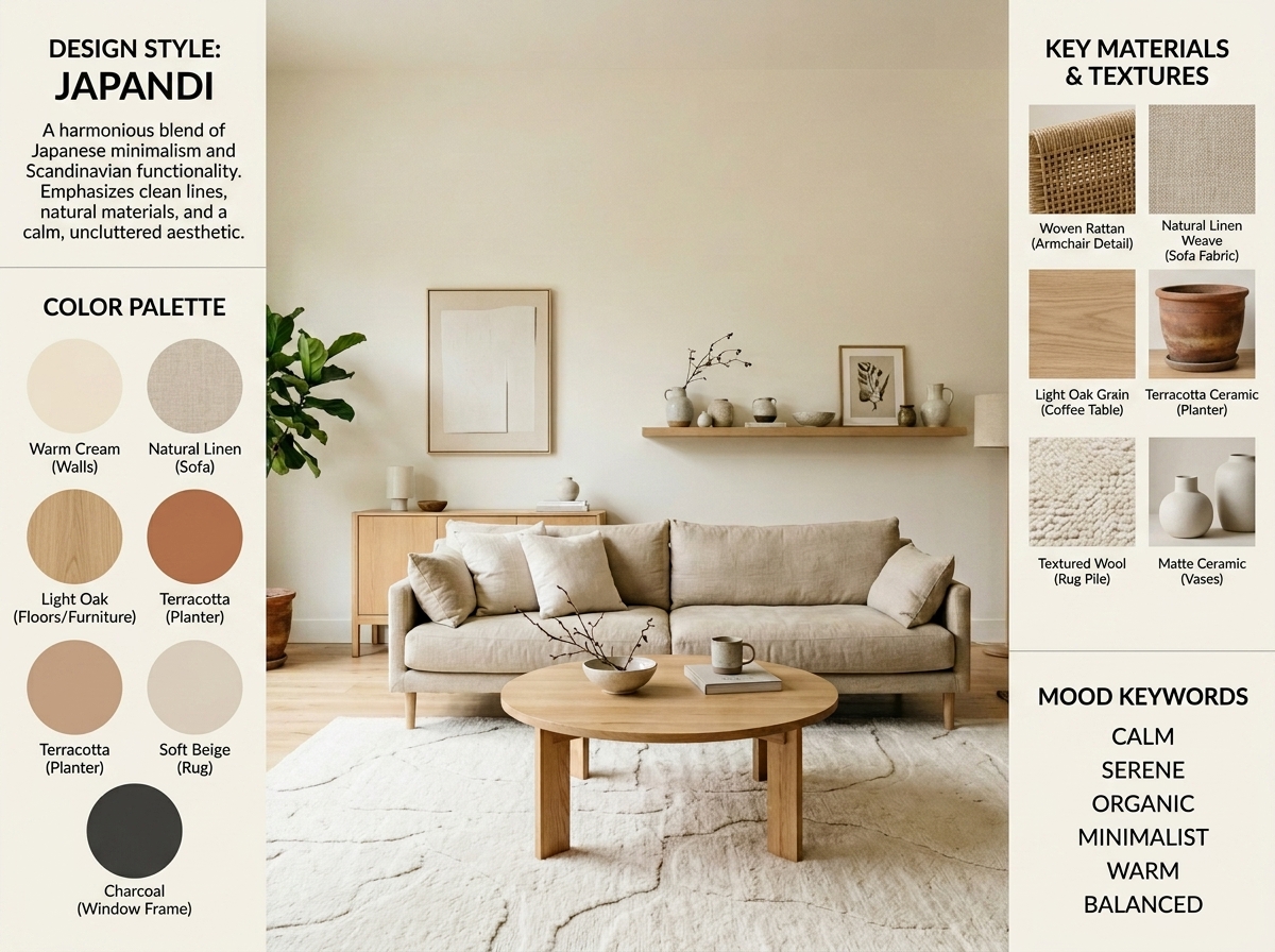 AI Interior Style Detector — Identify Design Style & Get Moo example