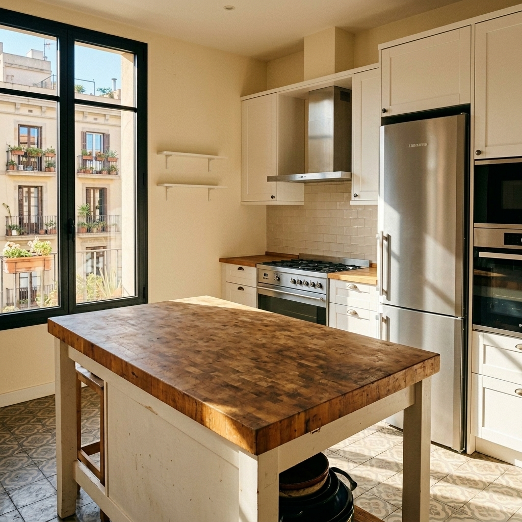 AI Kitchen Declutter Tool | PropStage.ai example
