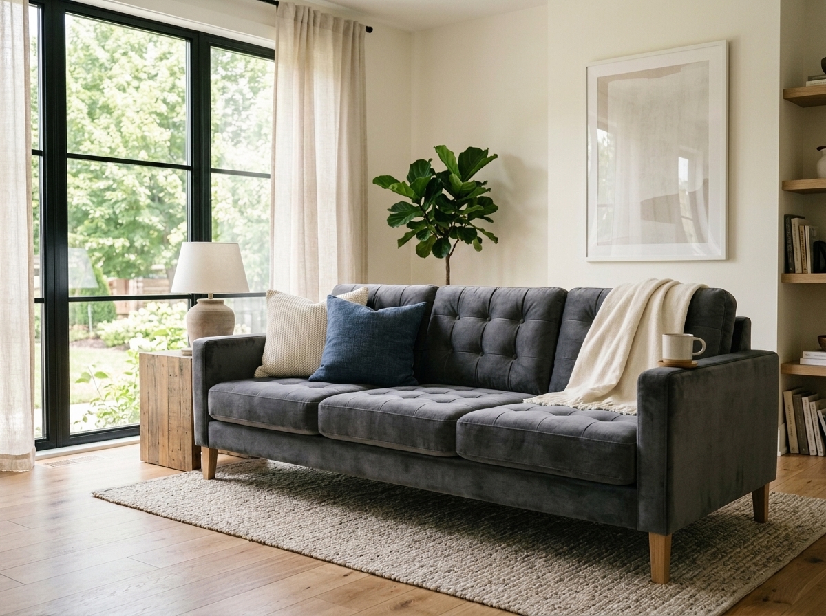 AI Tufting & Upholstery Detail Editor example