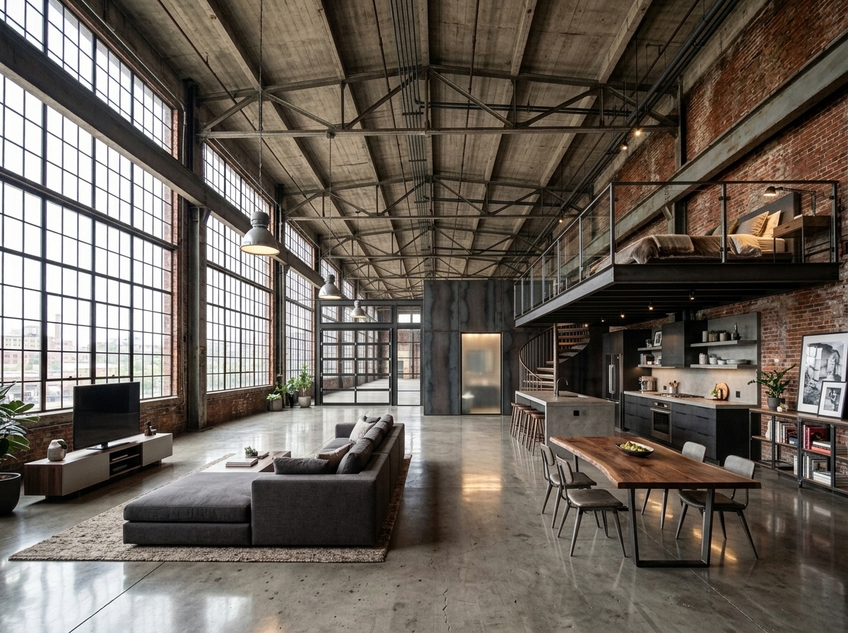 Industrial Loft Conversion Visualizer example
