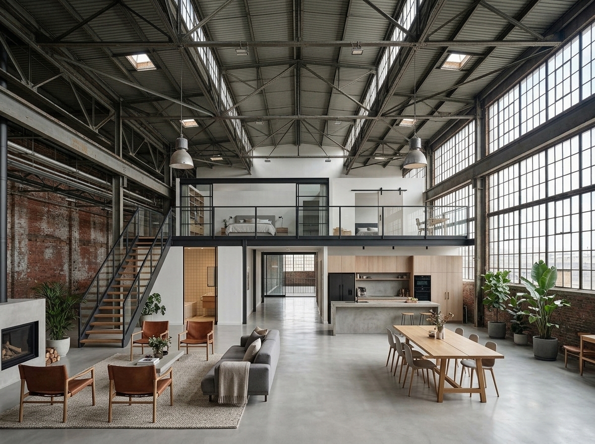 Industrial Loft Conversion Visualizer example