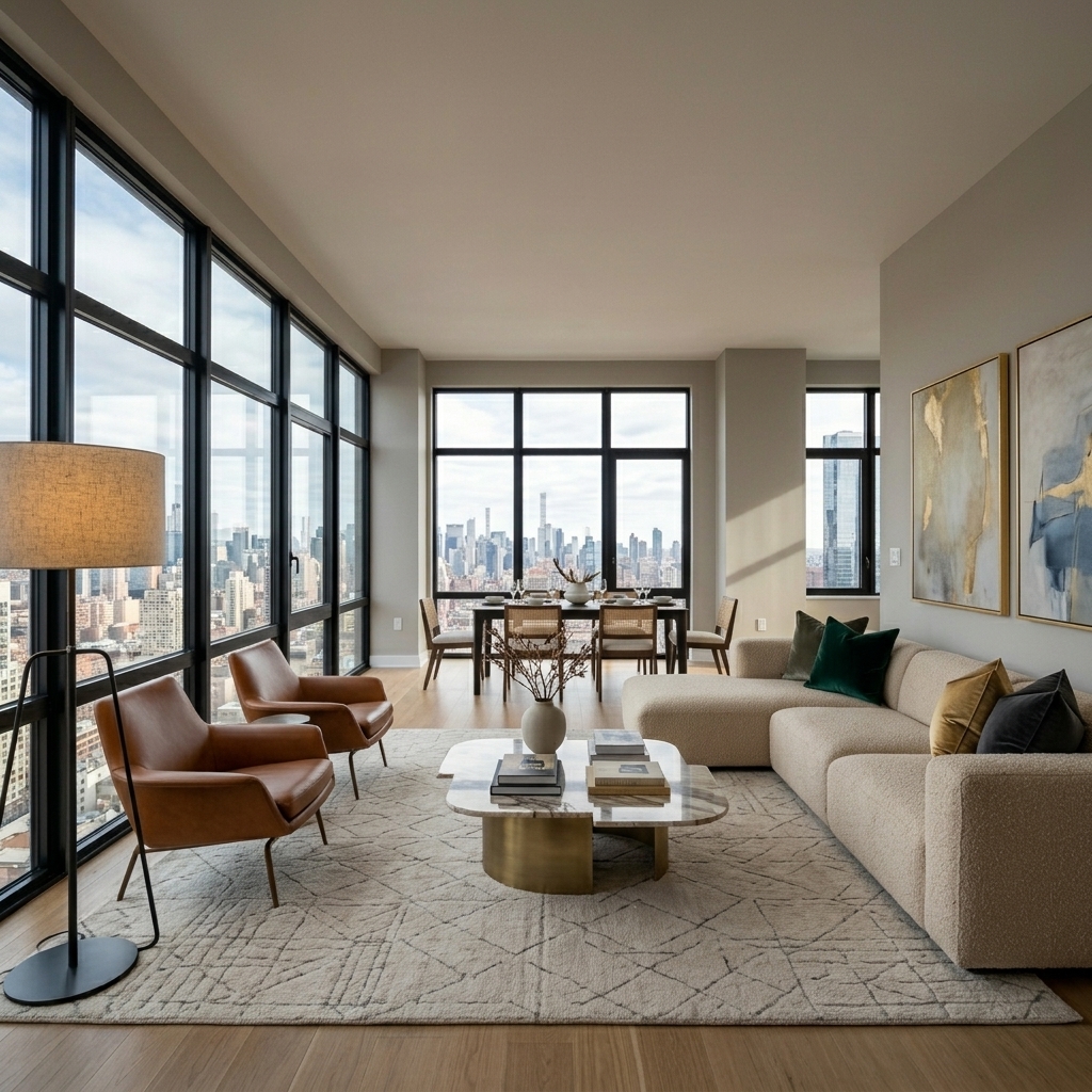 AI Luxury Virtual Staging Tool | PropStage.ai example