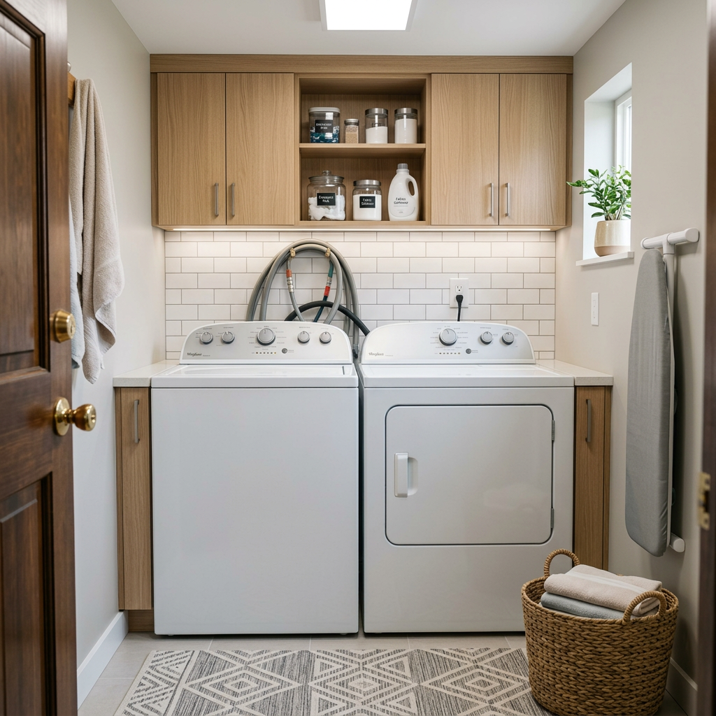 AI Laundry Room Makeover — Modern Design in Seconds example