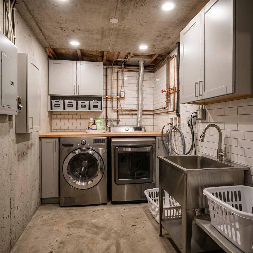 AI Laundry Room Makeover — Modern Design in Seconds example
