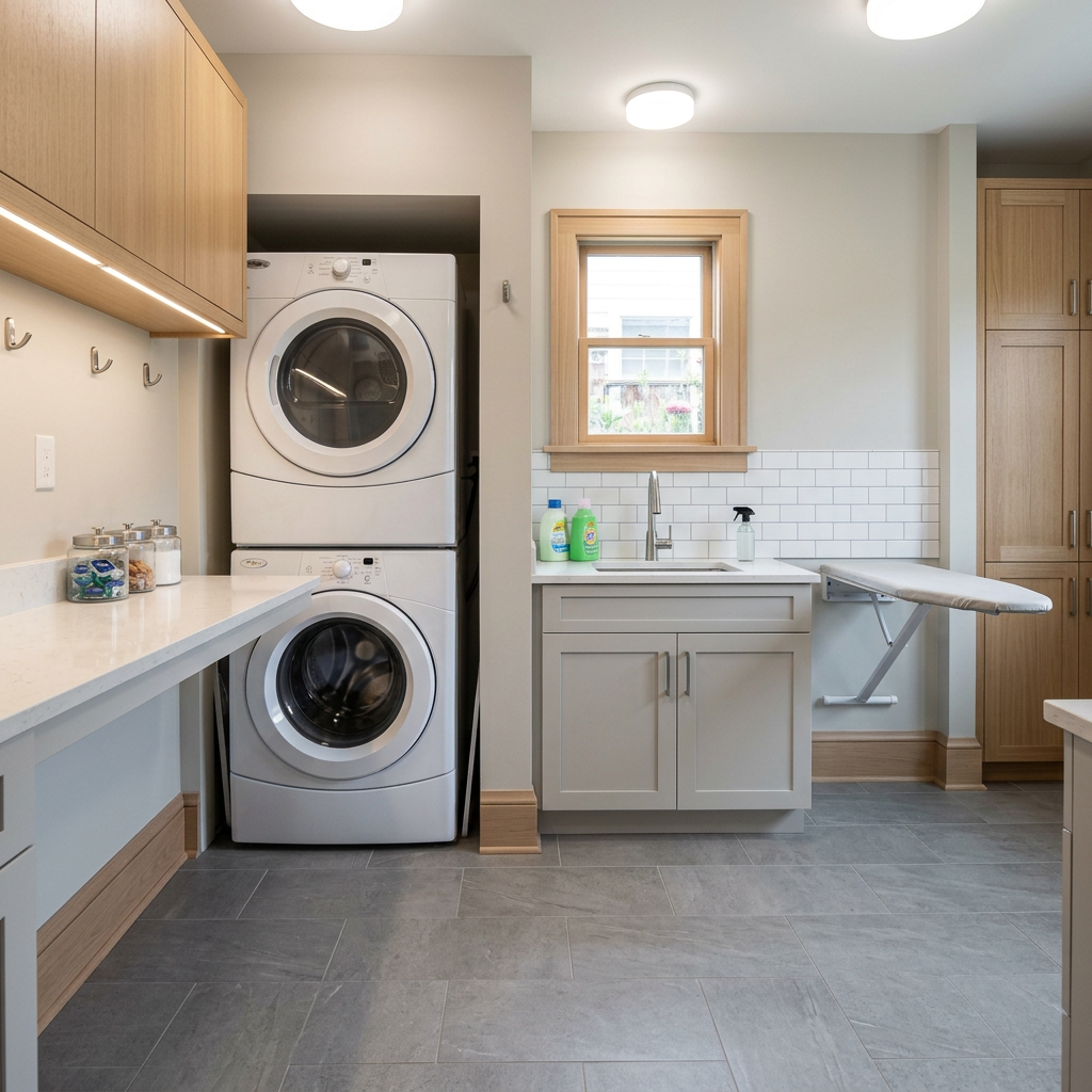 AI Laundry Room Makeover — Modern Design in Seconds example