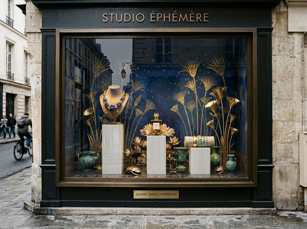AI Window Display Visualizer | Create Luxury Store Window Di example