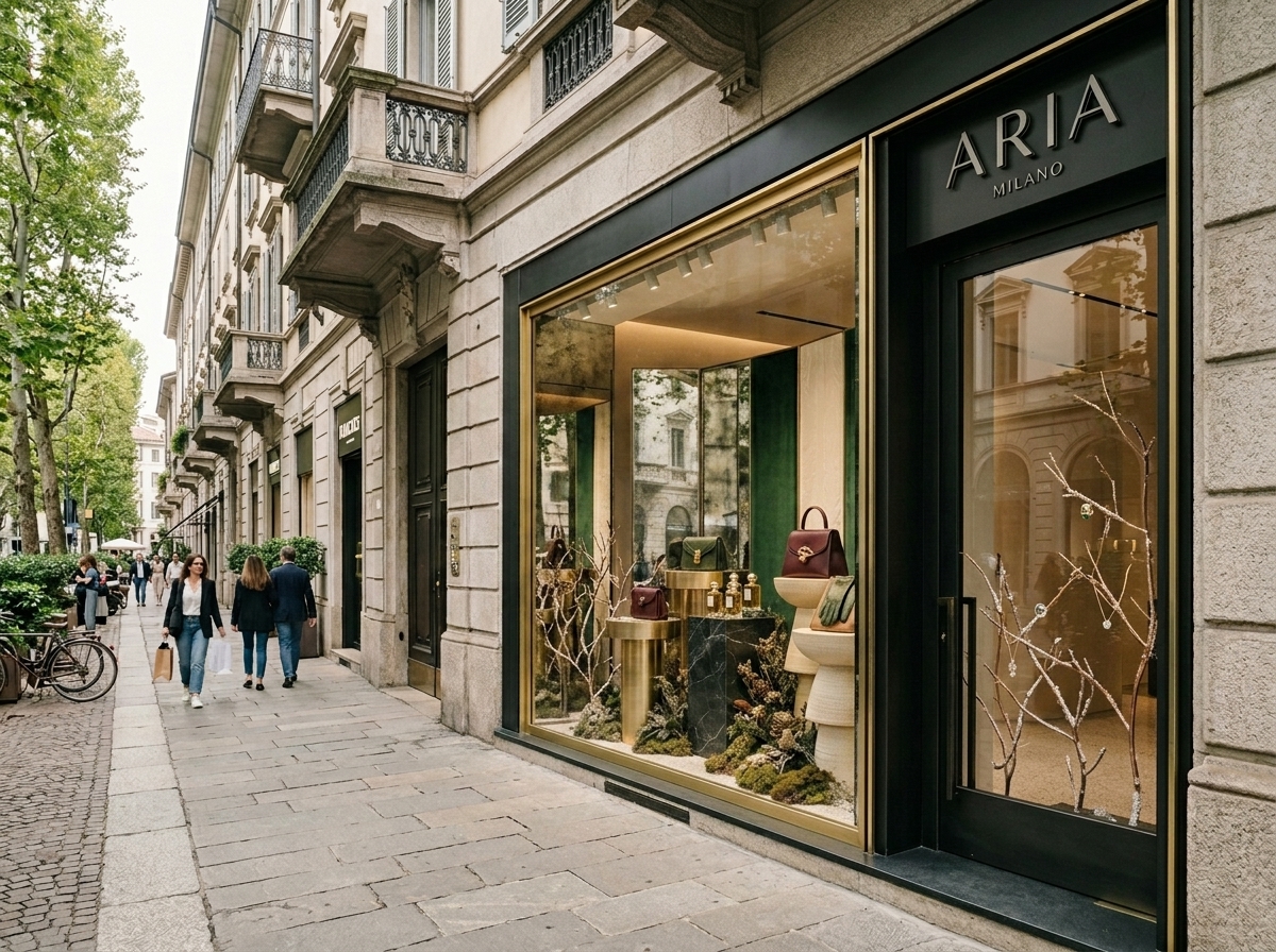 AI Window Display Visualizer | Create Luxury Store Window Di example