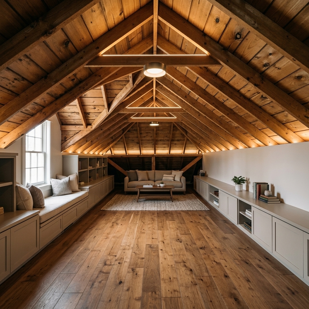 AI Attic Conversion Visualizer | PropStage example