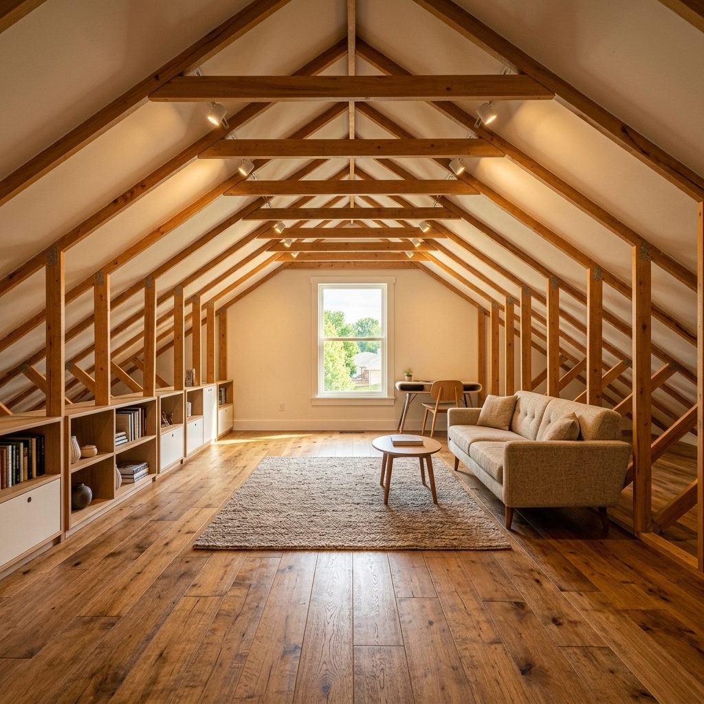 AI Attic Conversion Visualizer | PropStage example