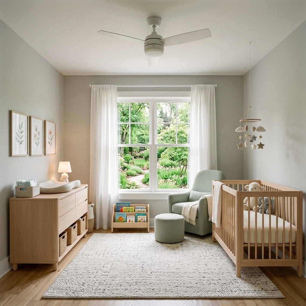 AI Nursery Room Designer - Plan Baby Room example