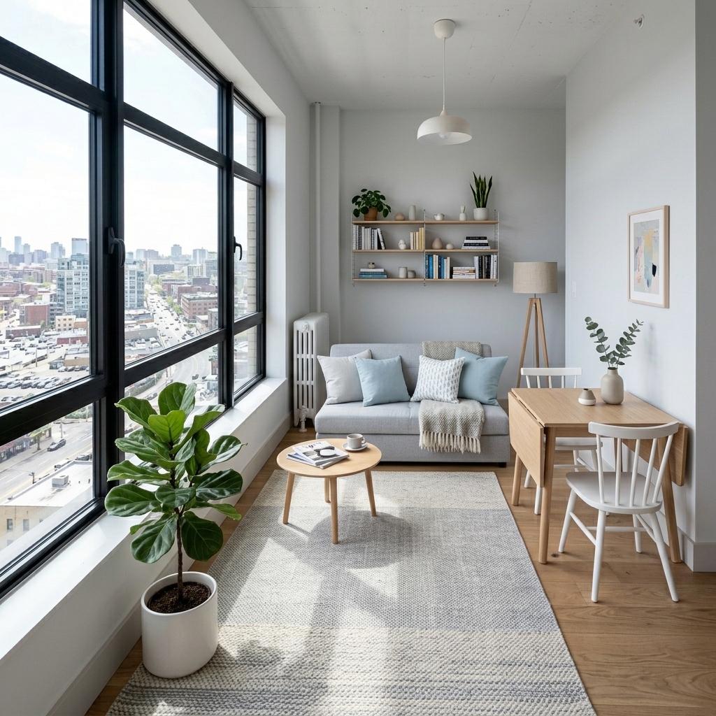Small Apartment Furnisher | AI Staging for Compact Living Sp example