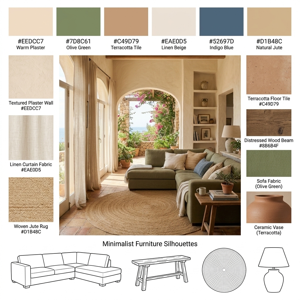 AI Color Palette Moodboard Generator | PropStage.ai example
