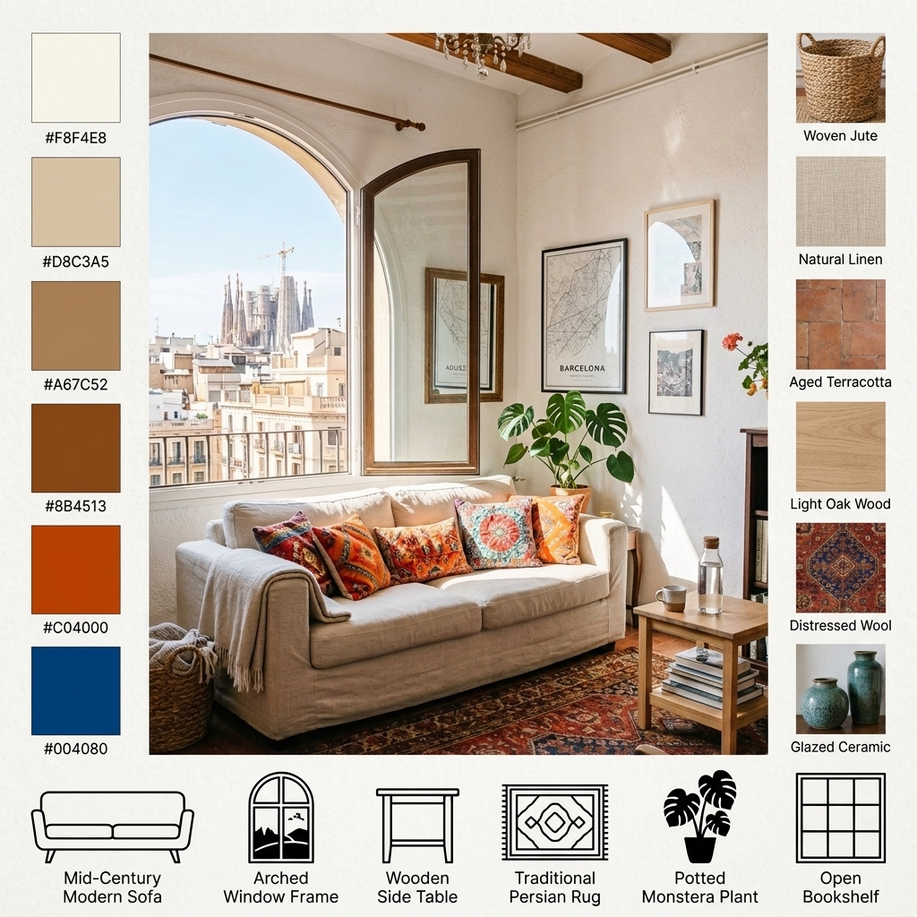 AI Color Palette Moodboard Generator | PropStage.ai example