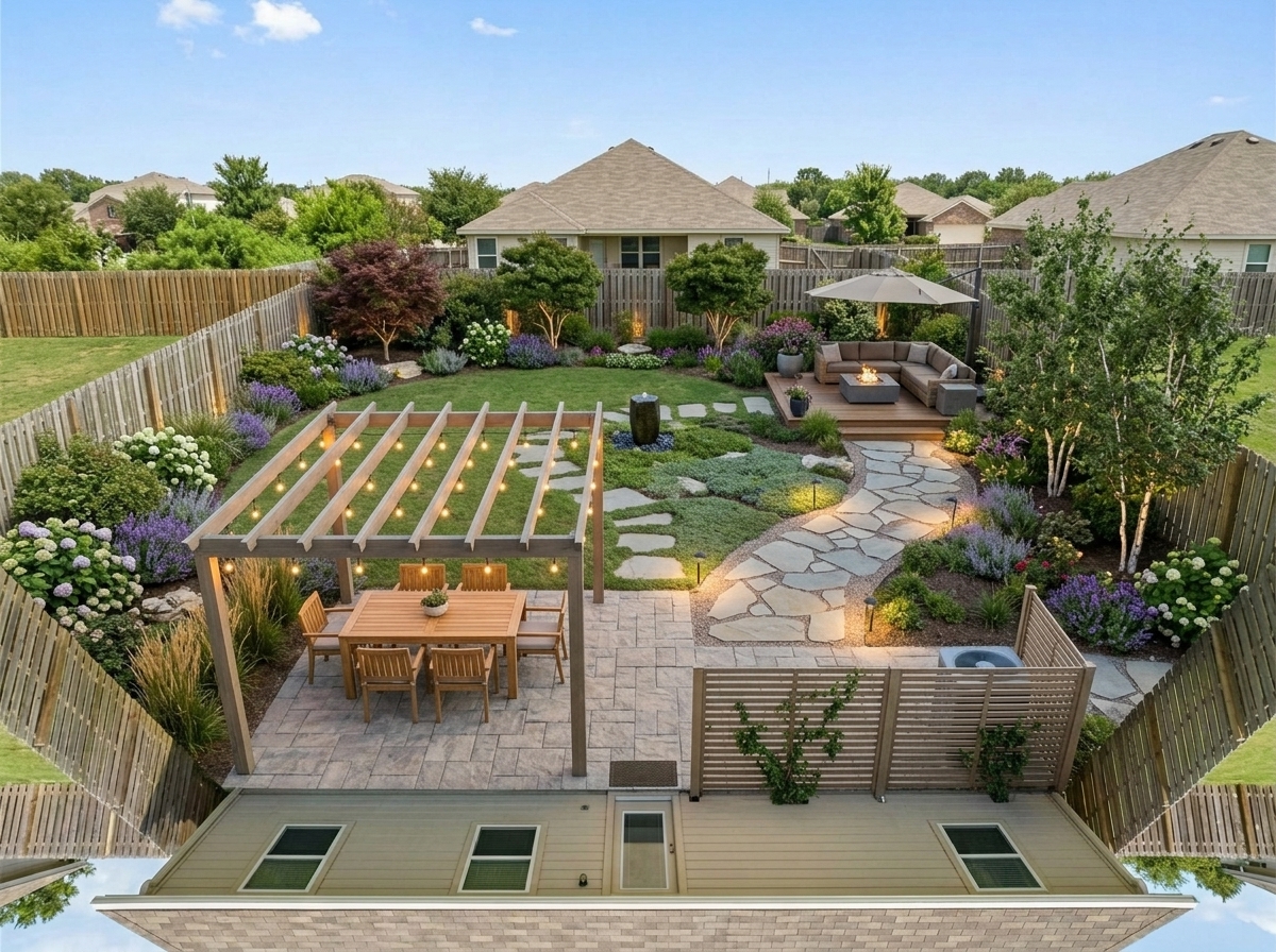 AI Backyard Landscaping Designer — Visualize Your Dream Yard example