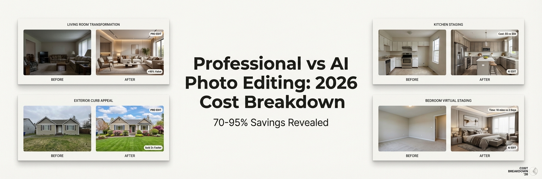 Professional vs AI Photo Editing: 2026 Cost Breakdown